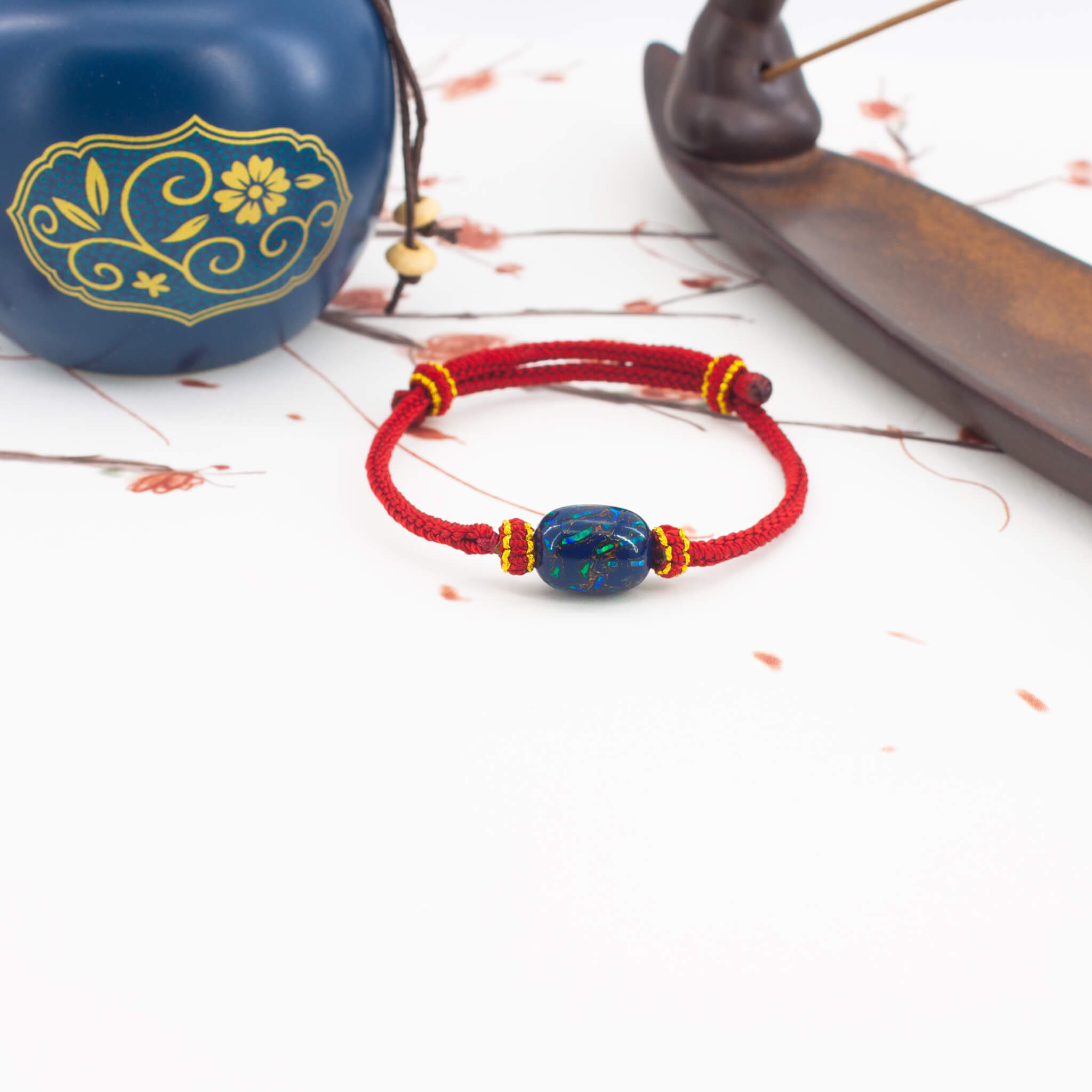 Urushi Amulet Bracelet - Lucky knot