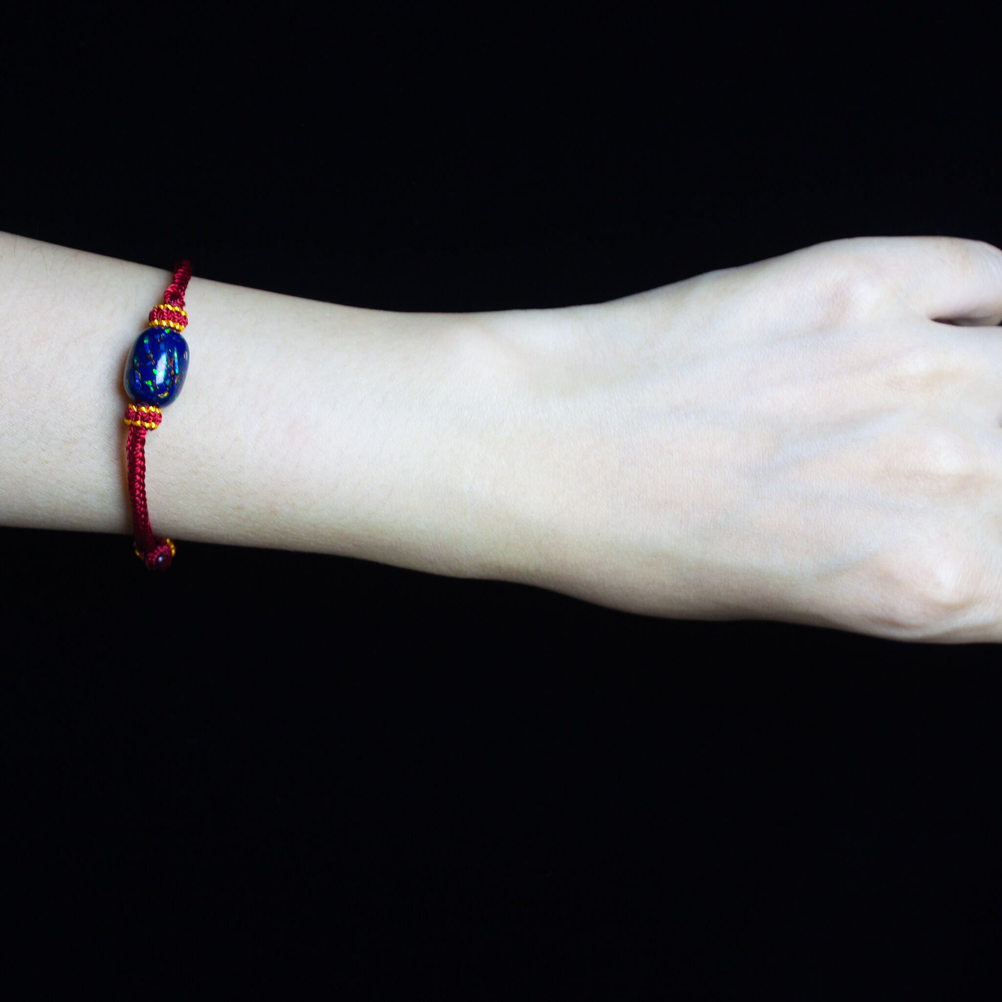 Urushi Amulet Bracelet - Lucky knot