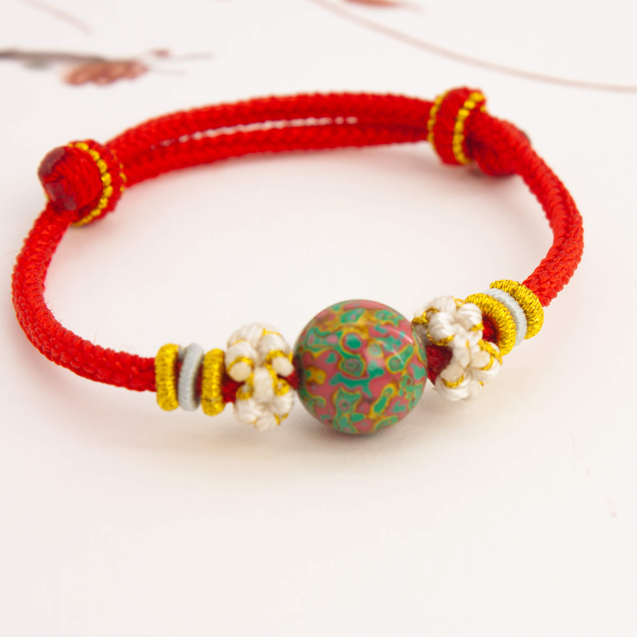 Urushi Amulet Bracelet - Lucky knot