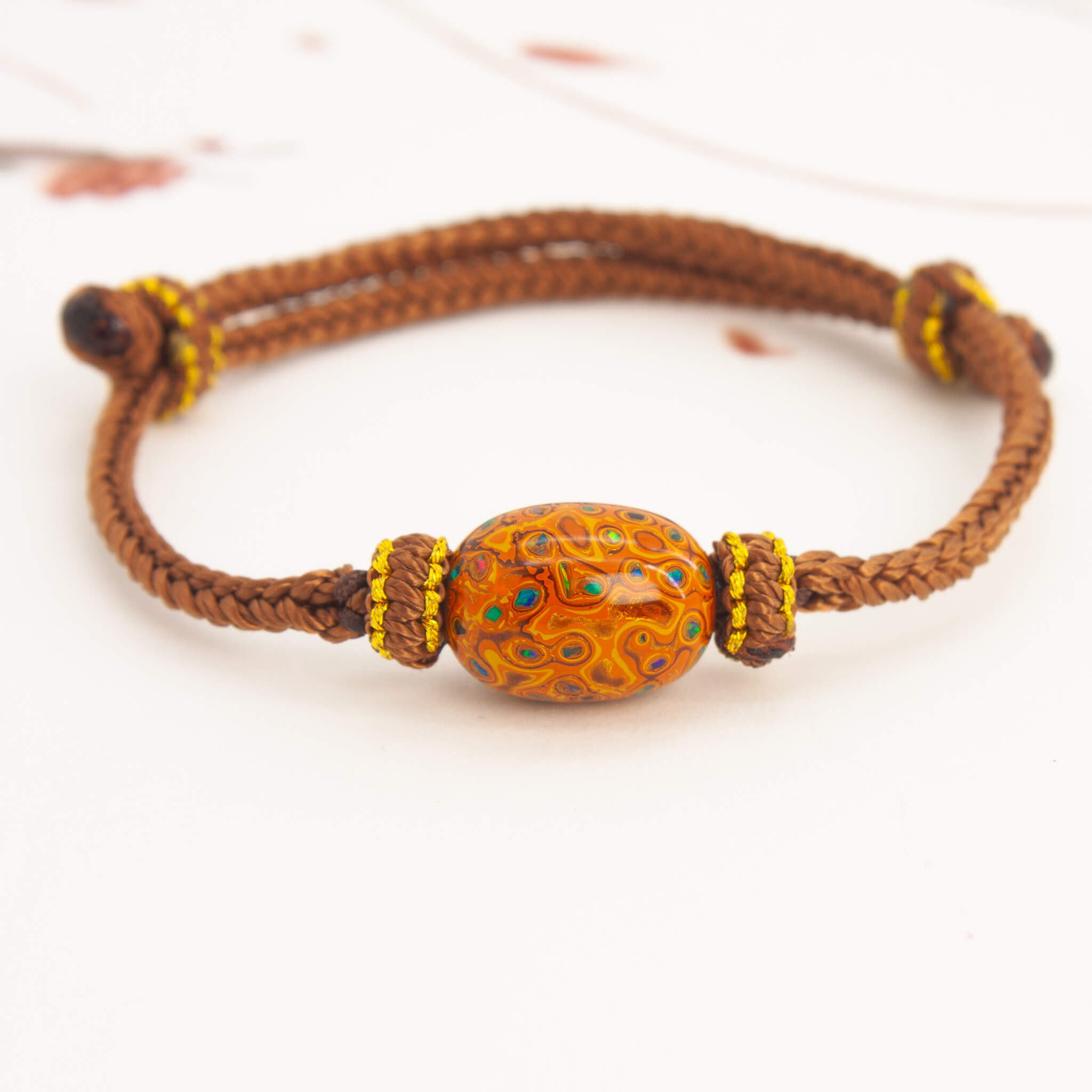 Urushi Amulet Bracelet - Lucky knot