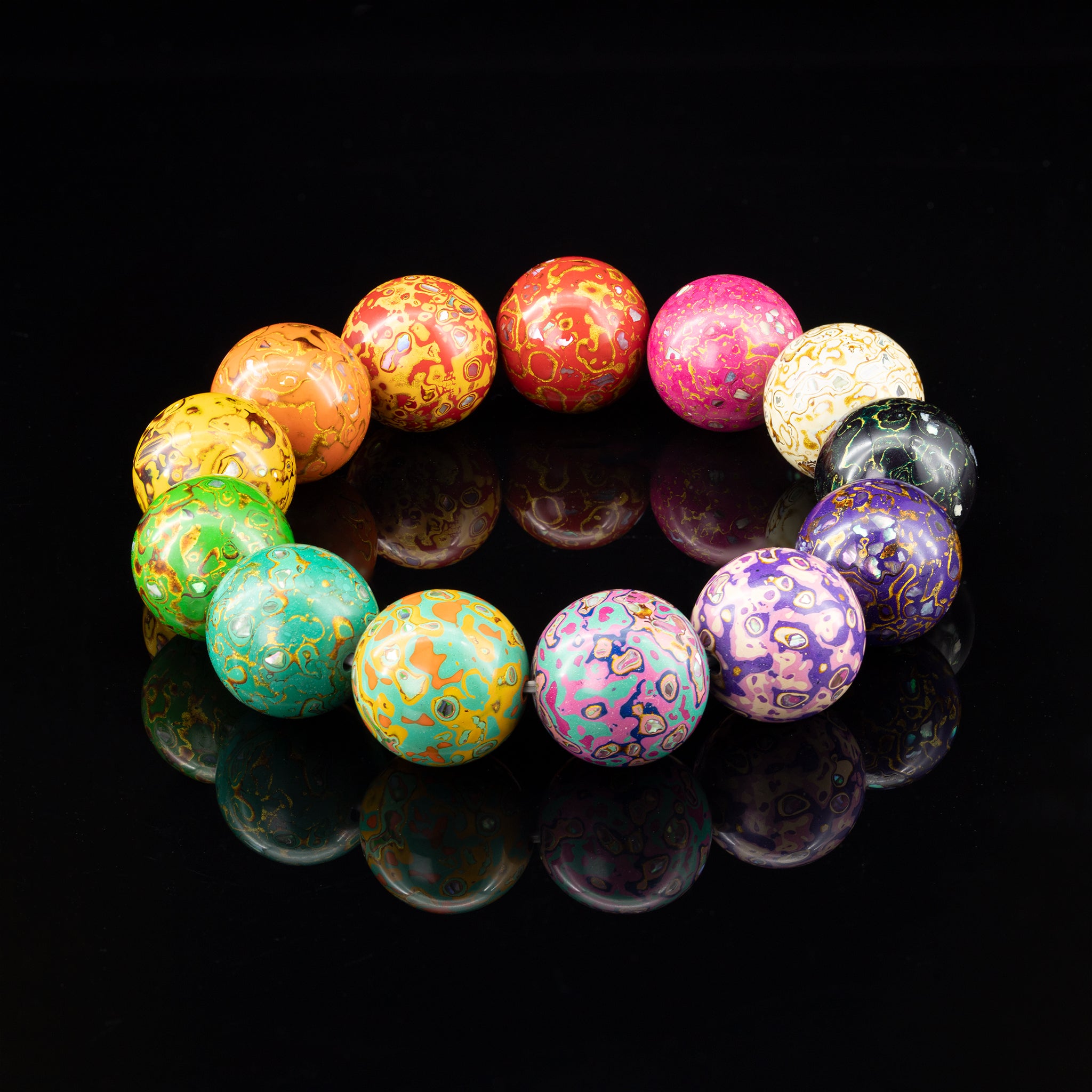 Rainbow Charm Bracelet(15mm)