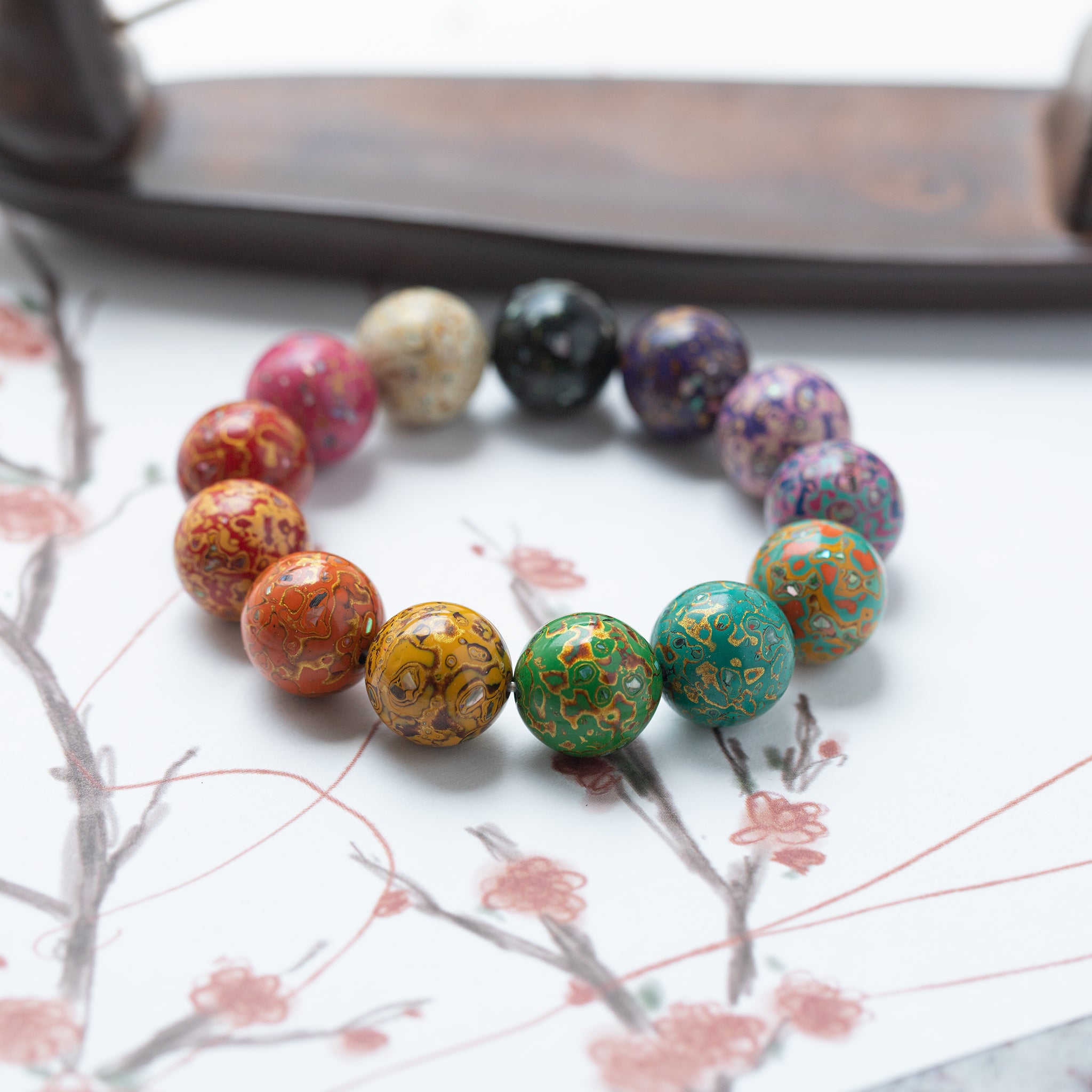 Rainbow Charm Bracelet(15mm)