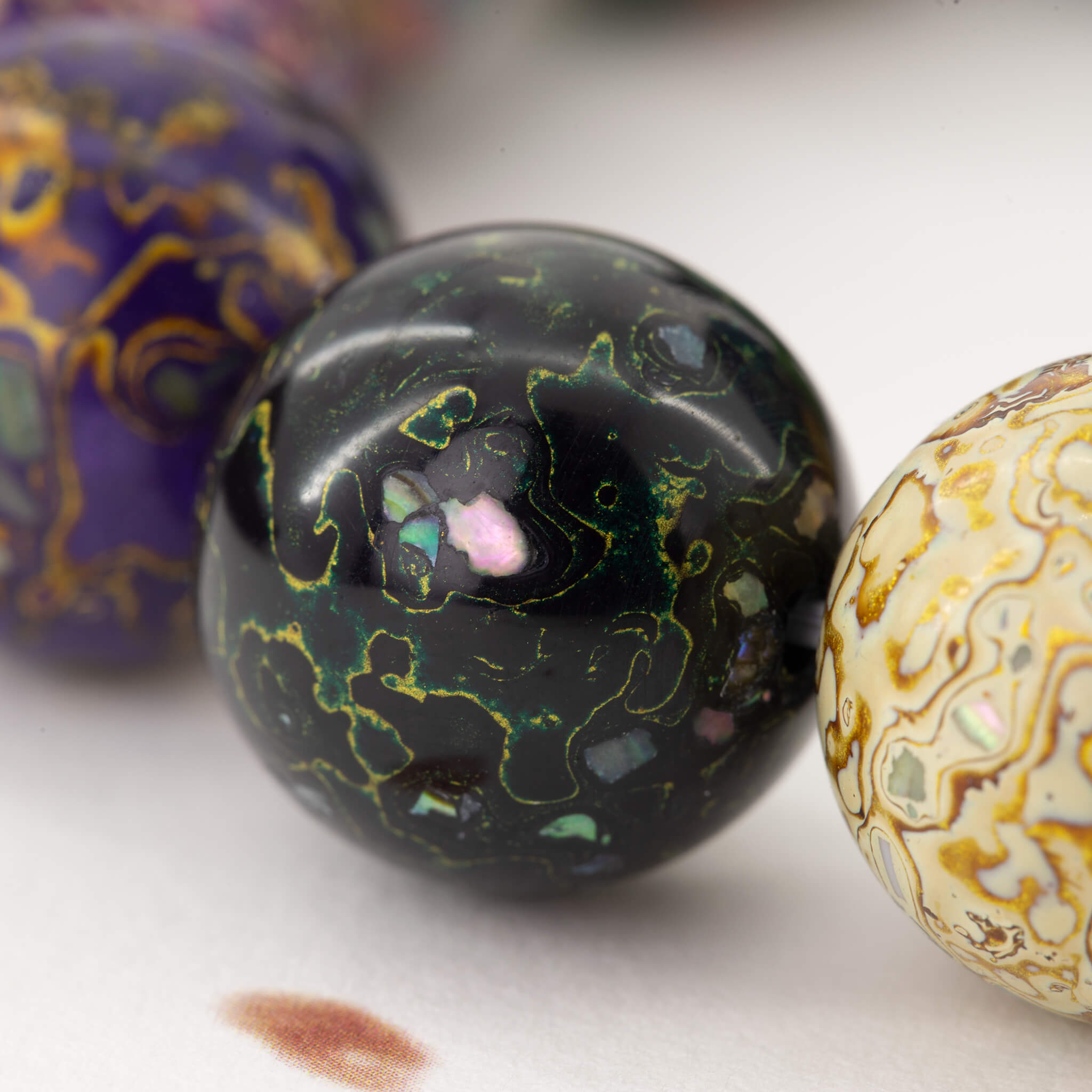 Urushi Heirloom Bracelet – Rainbow Charm(15mm)
