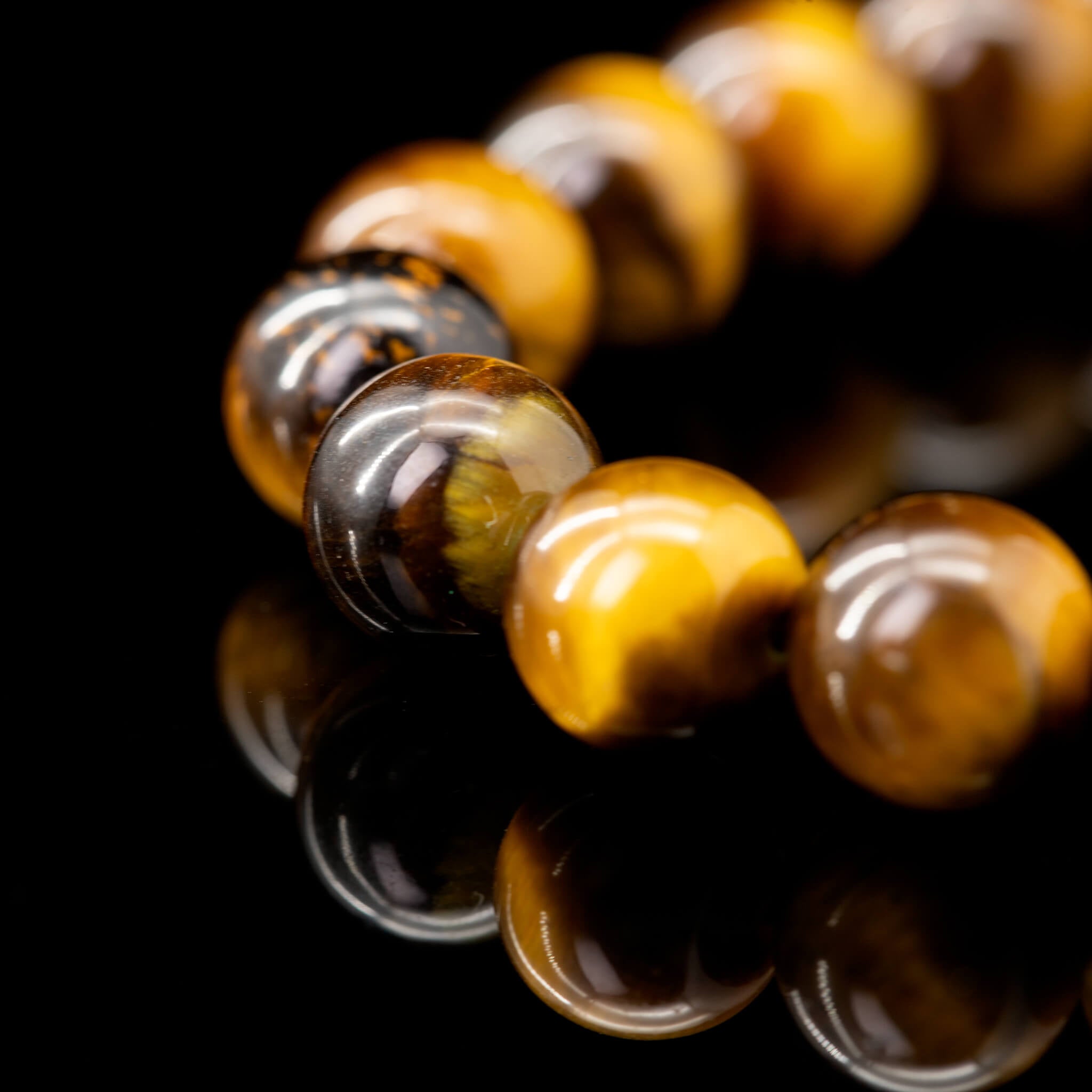 Urushi Gemstone Bracelet – Elemental Harmony(8mm)