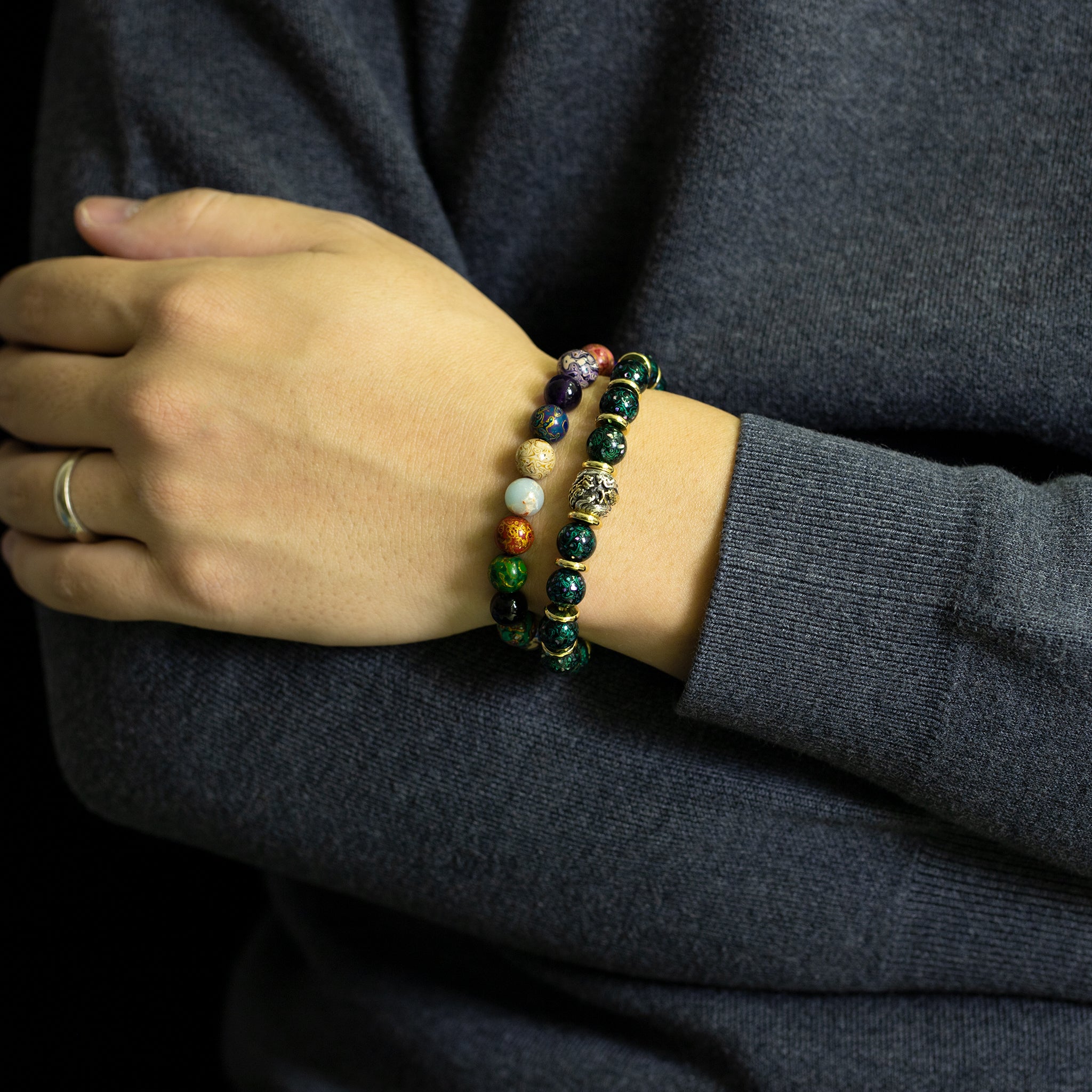 Rainbow Charm Bracelet Ⅱ(8mm)
