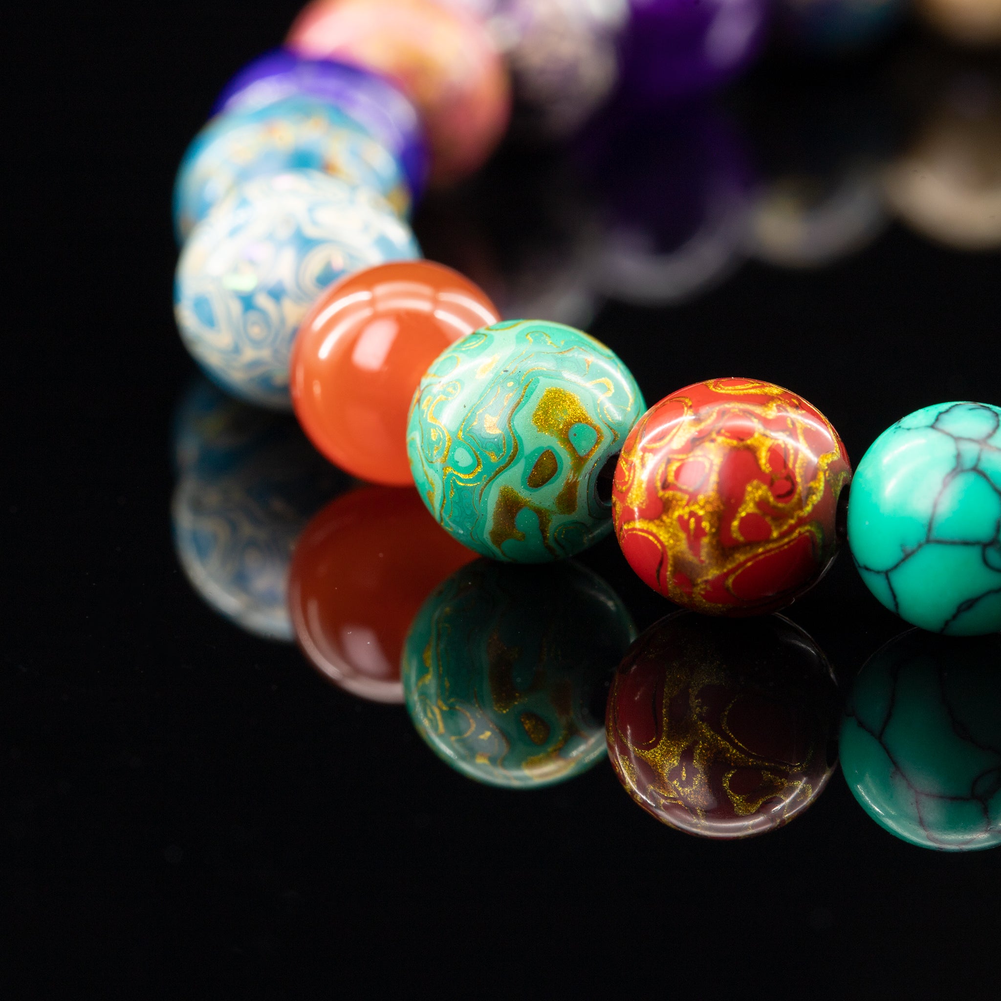 Rainbow Charm Bracelet Ⅱ(8mm)