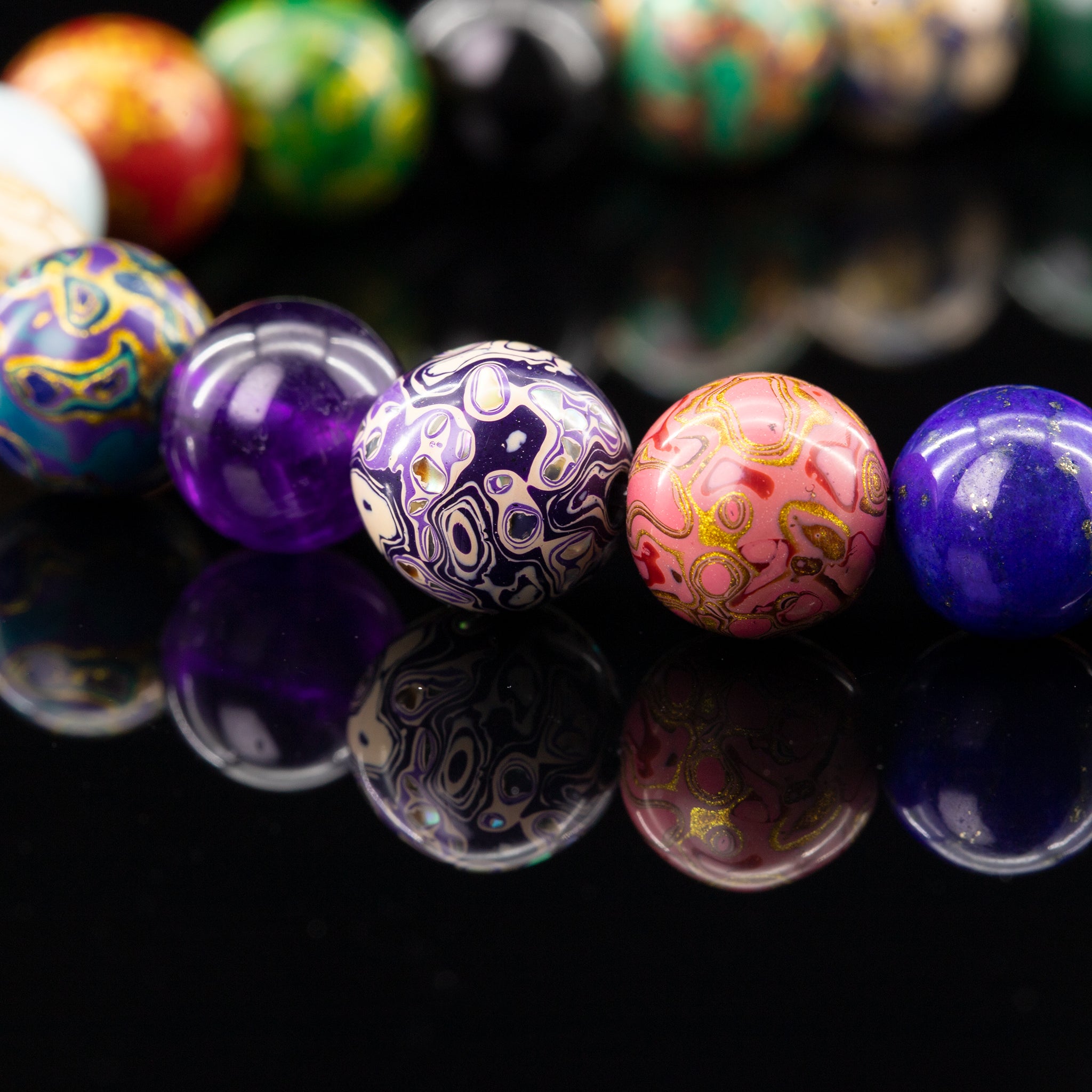 Rainbow Charm Bracelet Ⅱ(8mm)