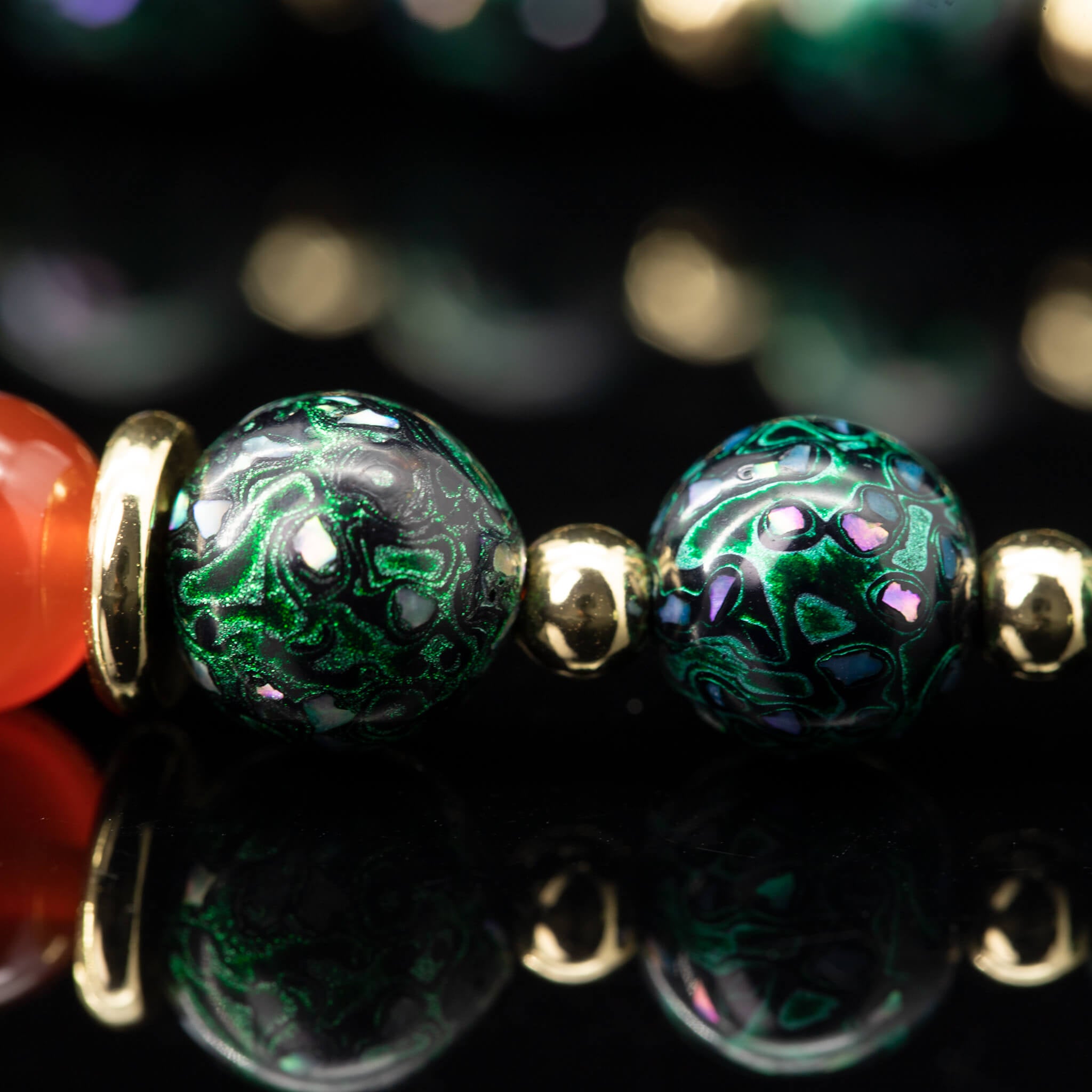 Urushi Heirloom Bracelet – Mystic Grove Ⅲ(8mm)