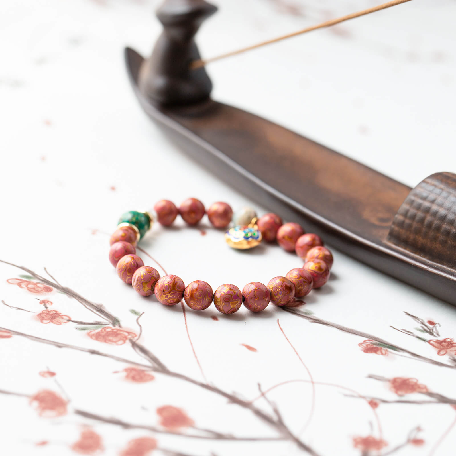 Urushi Heirloom Bracelet - Blossom Edition(8mm)