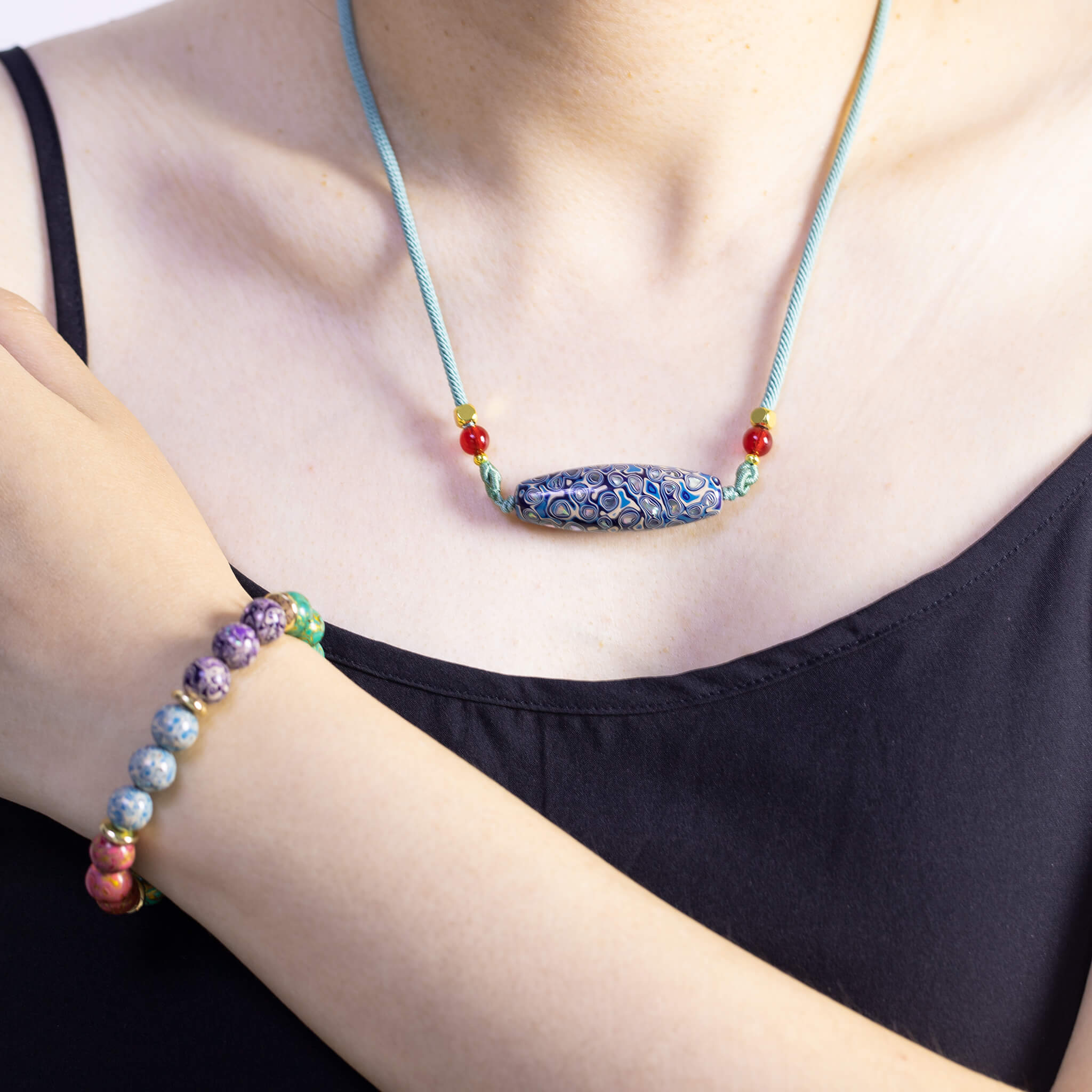 Urushi Pendant - Mystic Dzi