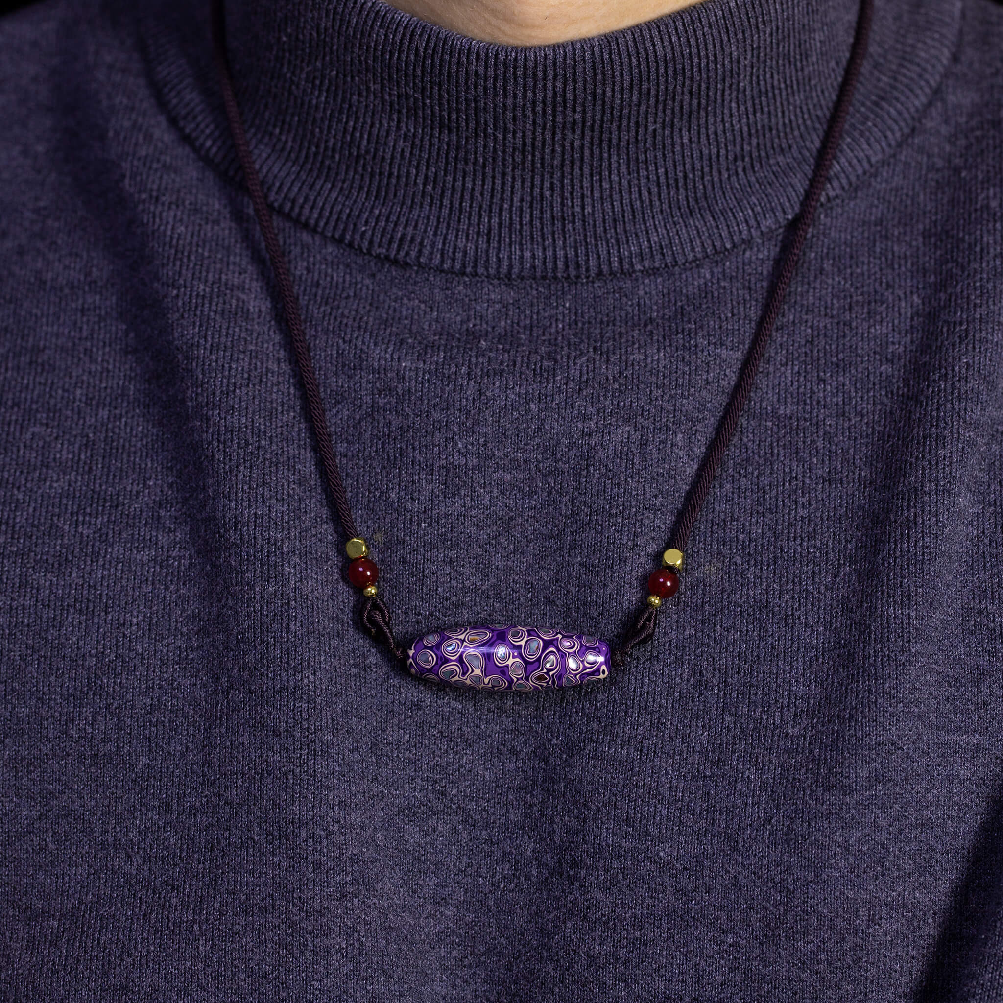 Urushi Pendant - Mystic Dzi