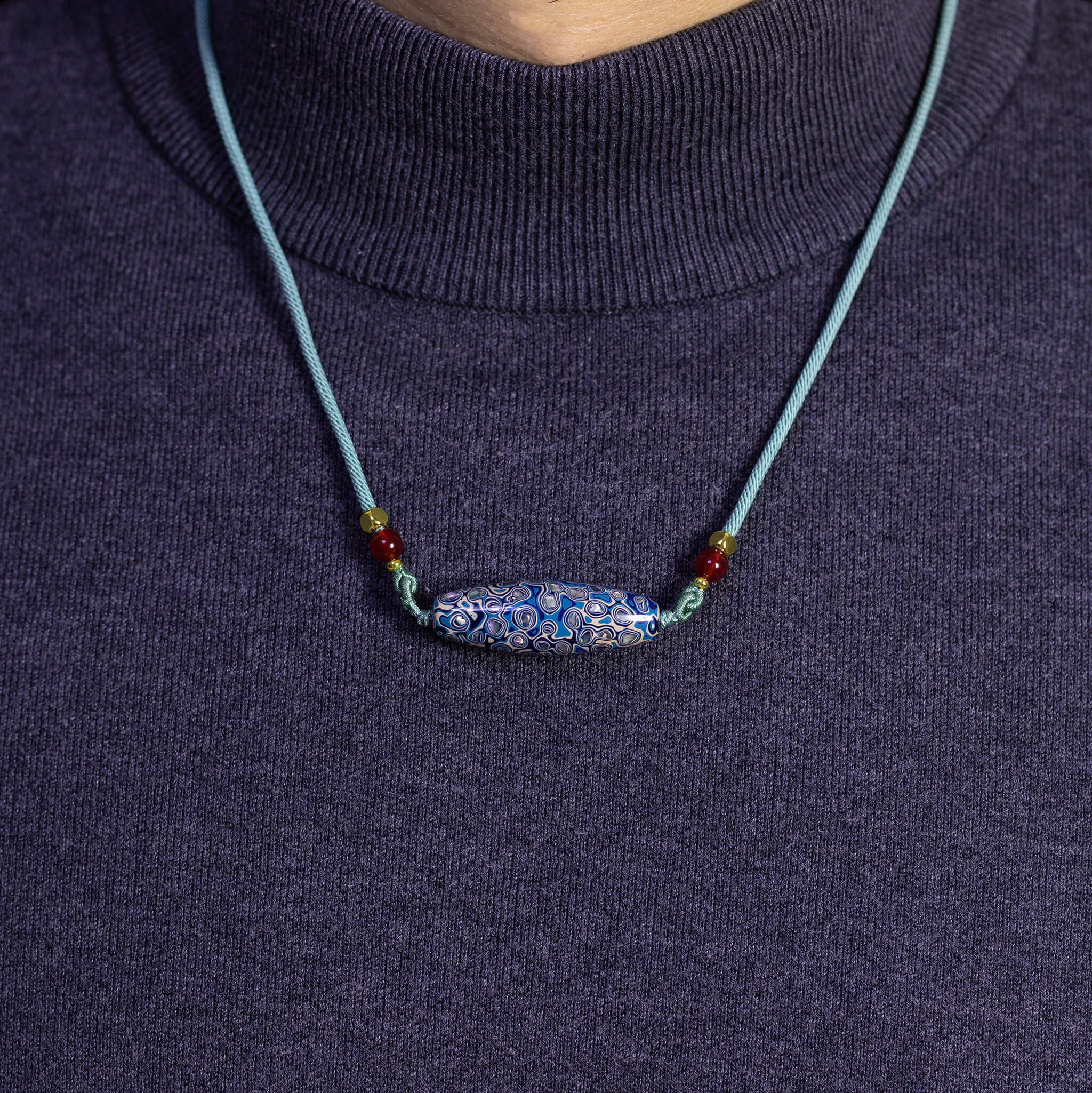 Urushi Pendant - Mystic Dzi