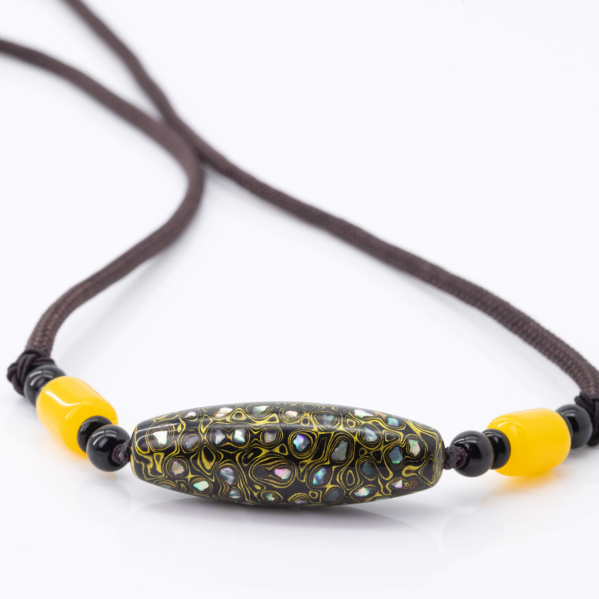 Urushi Pendant - Mystic Dzi