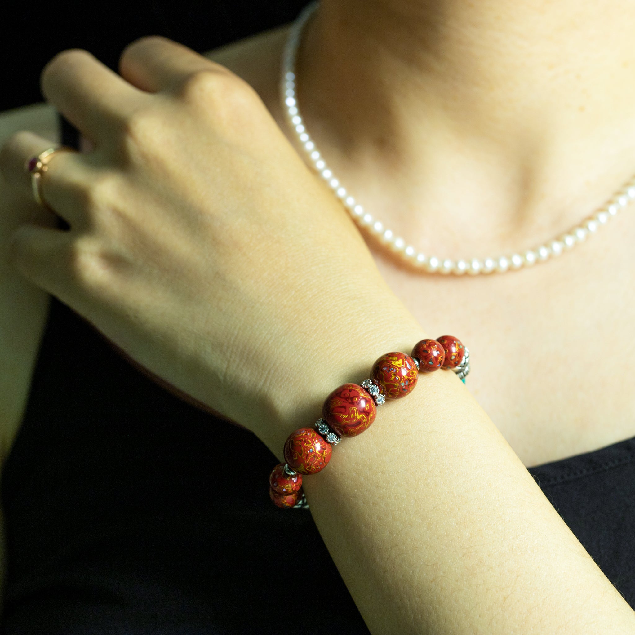 Turquoise Sunrise Bracelet(8mm)