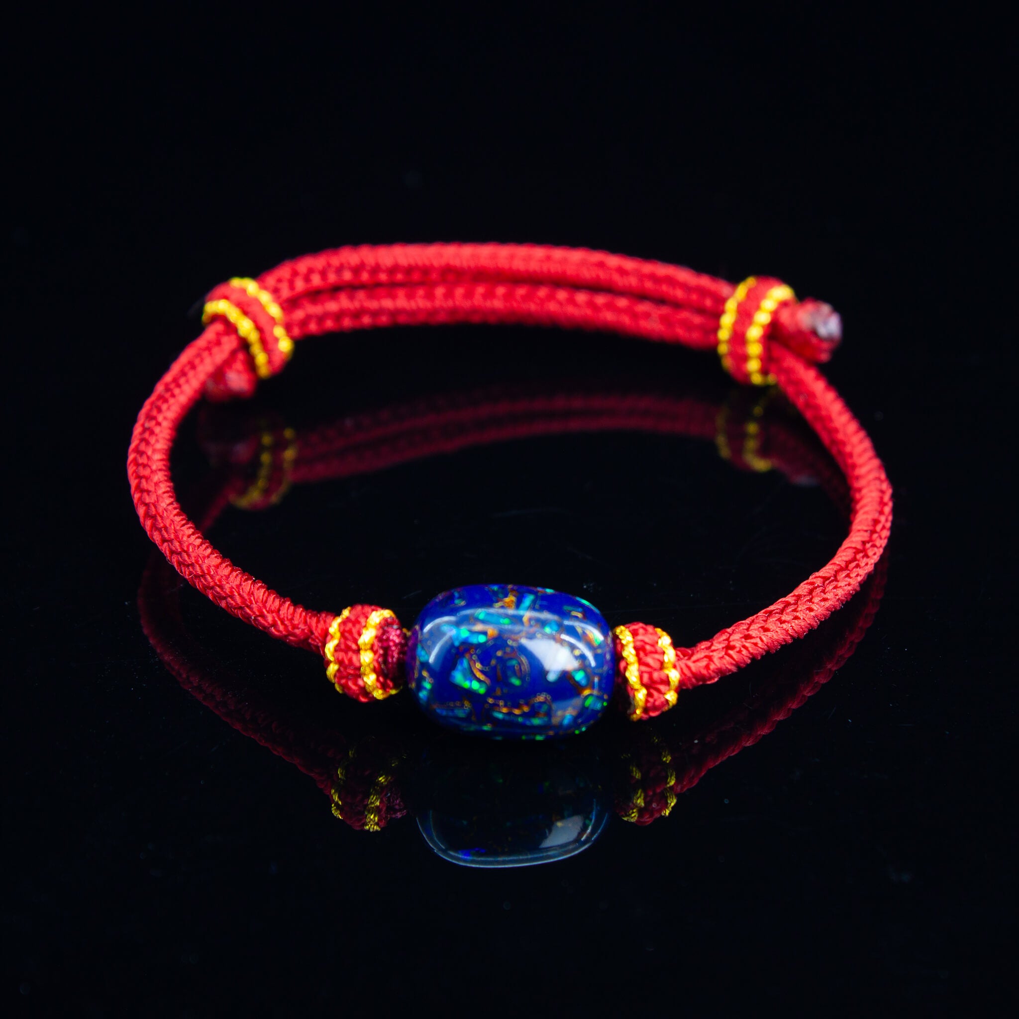 Urushi Amulet Bracelet - Lucky knot