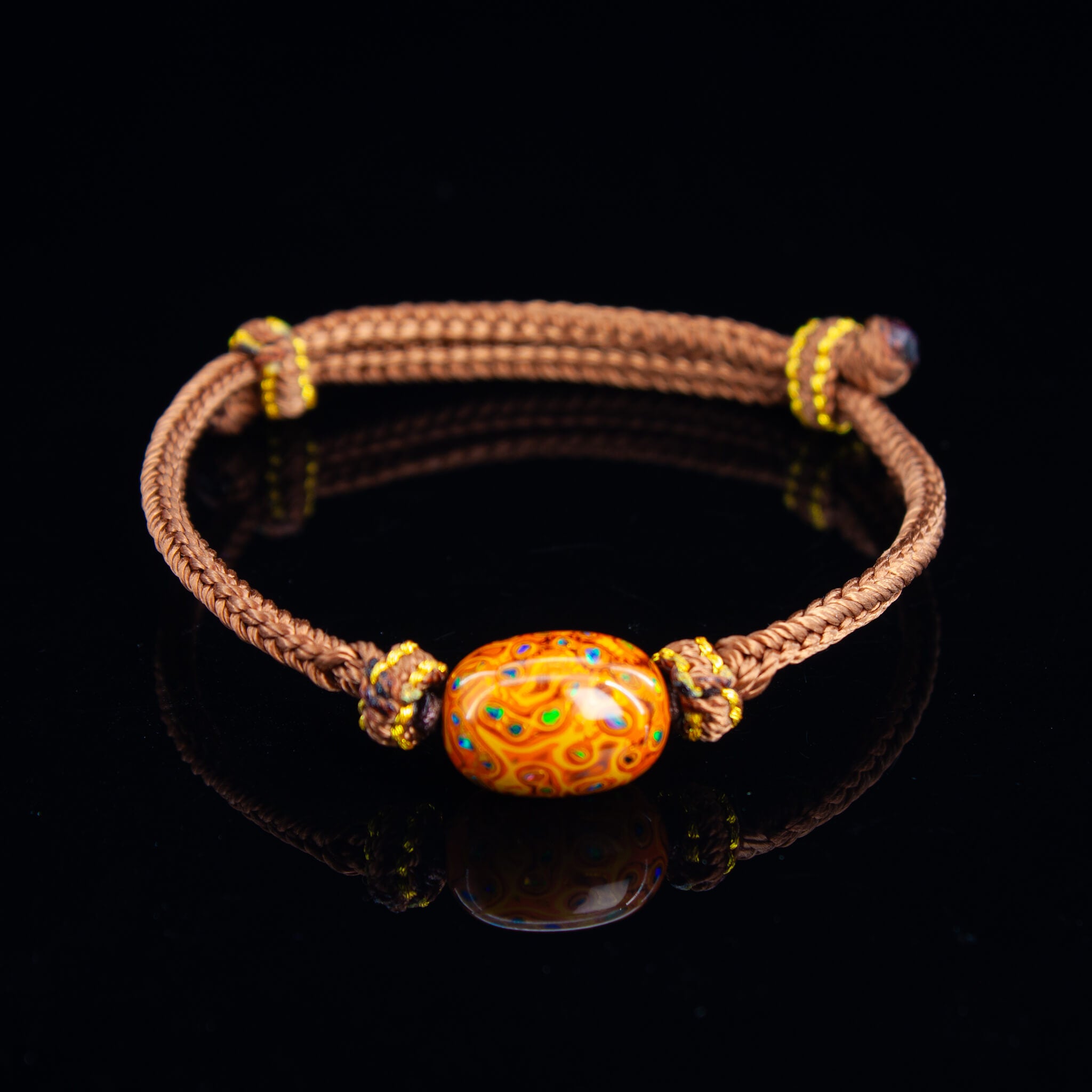Urushi Amulet Bracelet - Lucky knot