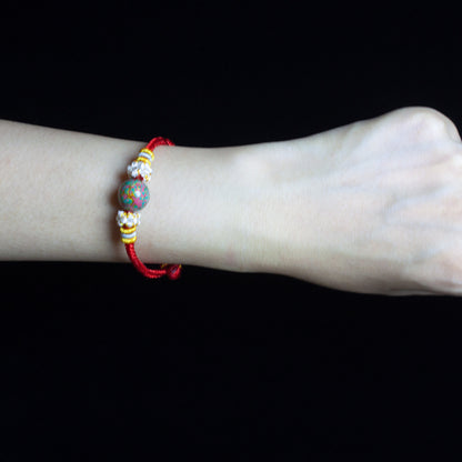 Urushi Amulet Bracelet - Lucky knot