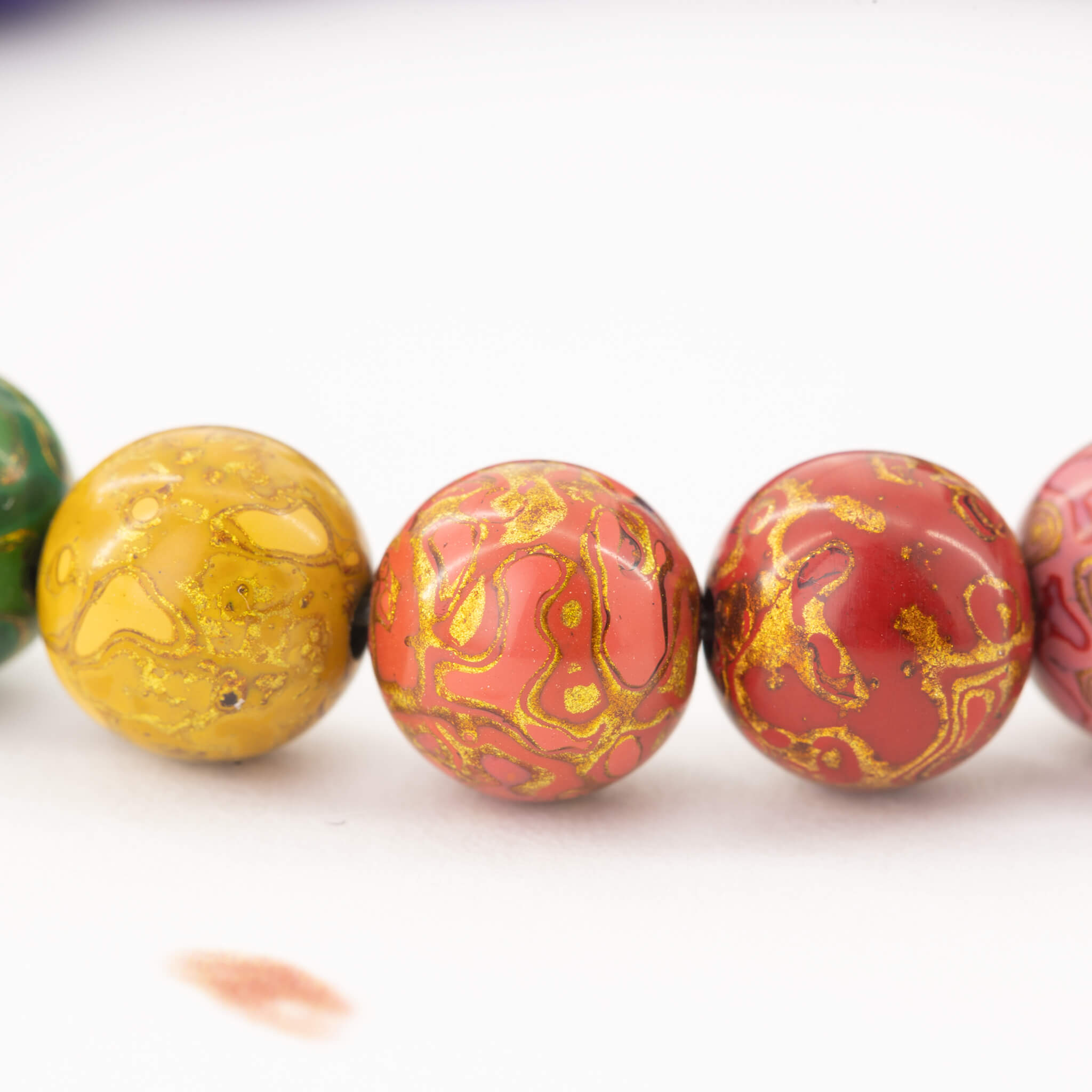 Urushi Heirloom Bracelet – Spectrum of Dreams（8mm）