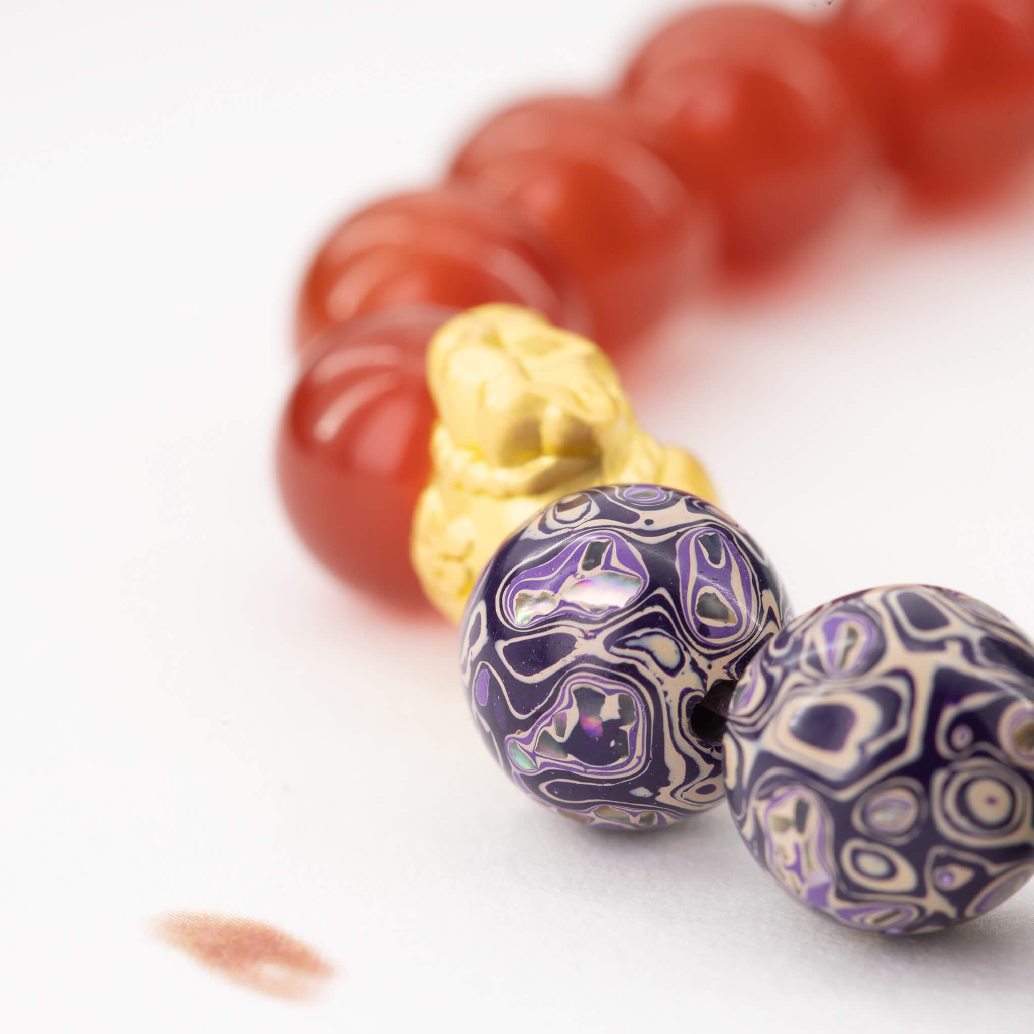 Urushi Heirloom Bracelet – Eternal Harmony（8mm）