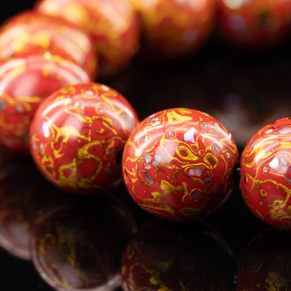 Crimson Elegance Bracelet（12mm）