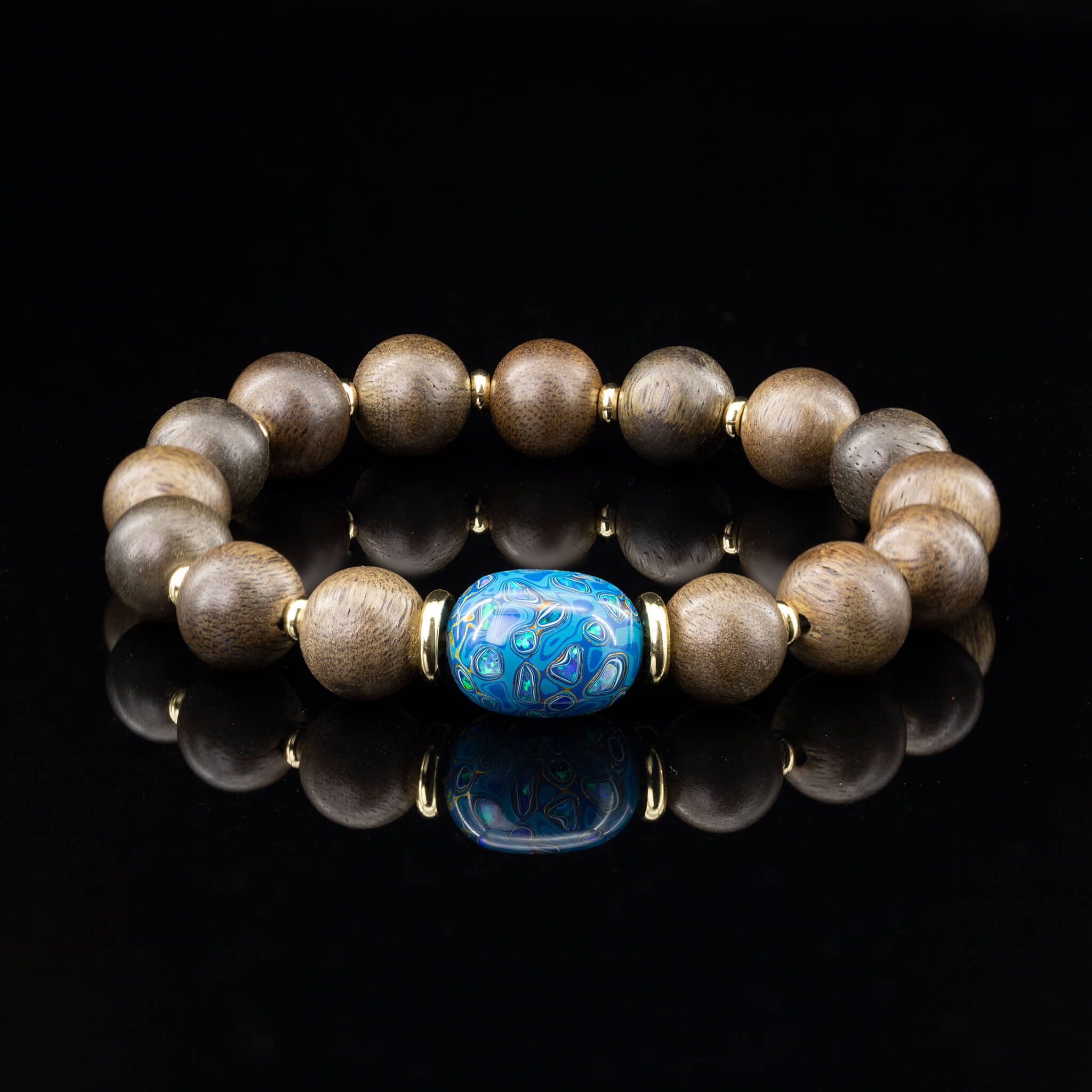 Urushi Heirloom Bracelet – Mystic Agarwood（8mm）