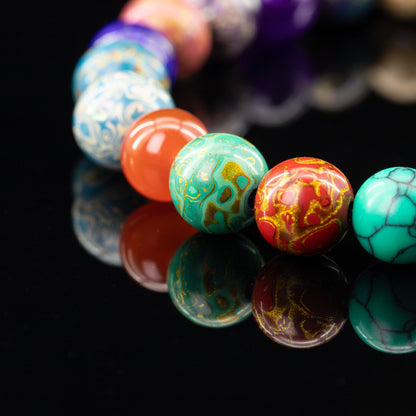 Rainbow Charm Bracelet Ⅱ（8mm）
