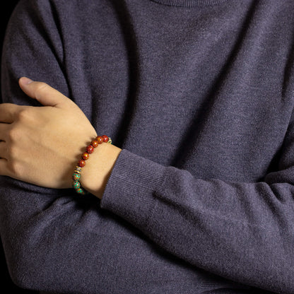 Urushi Heirloom Bracelet – Trio of Radiance Ⅲ（8mm）