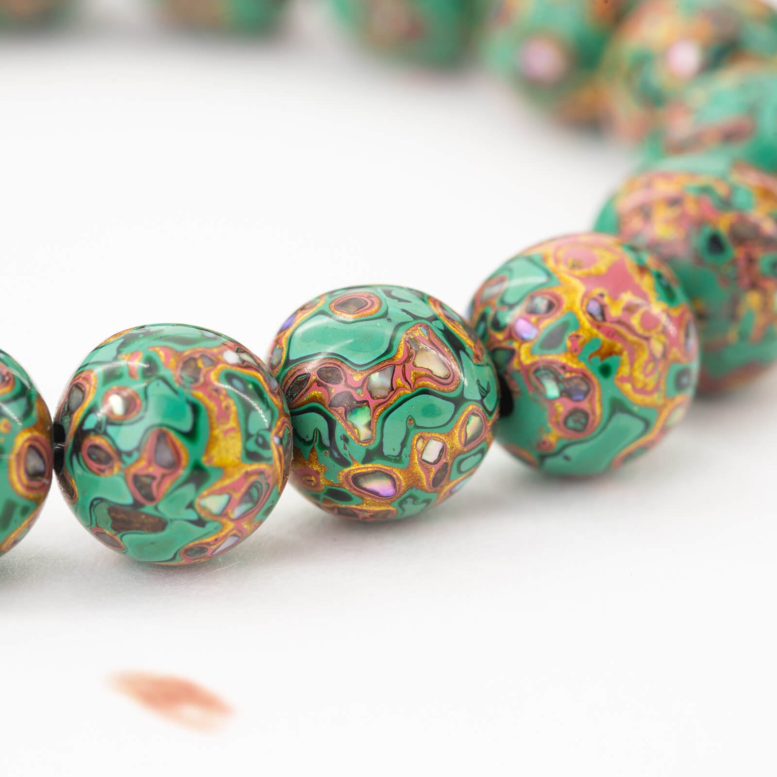 Urushi Heirloom Bracelet – Verdant Edition（8mm）