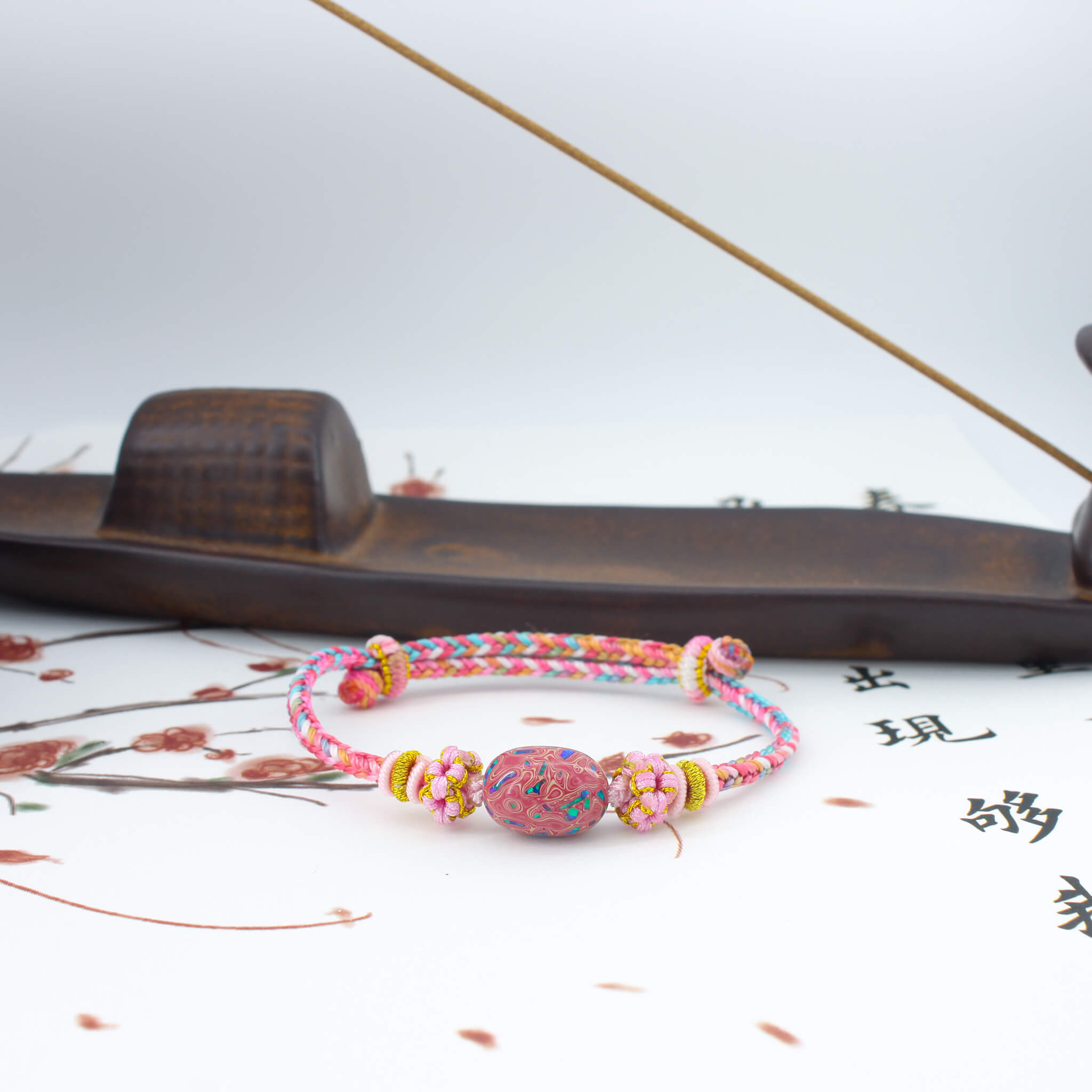 Urushi Amulet Bracelet - Lucky knot
