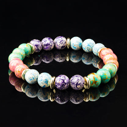 Colorful Whirl Bracelet（8mm）