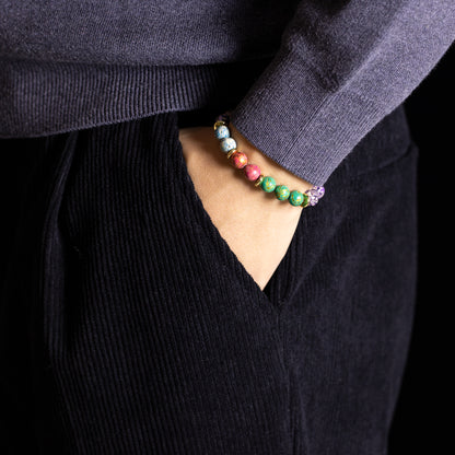 Colorful Whirl Bracelet（8mm）