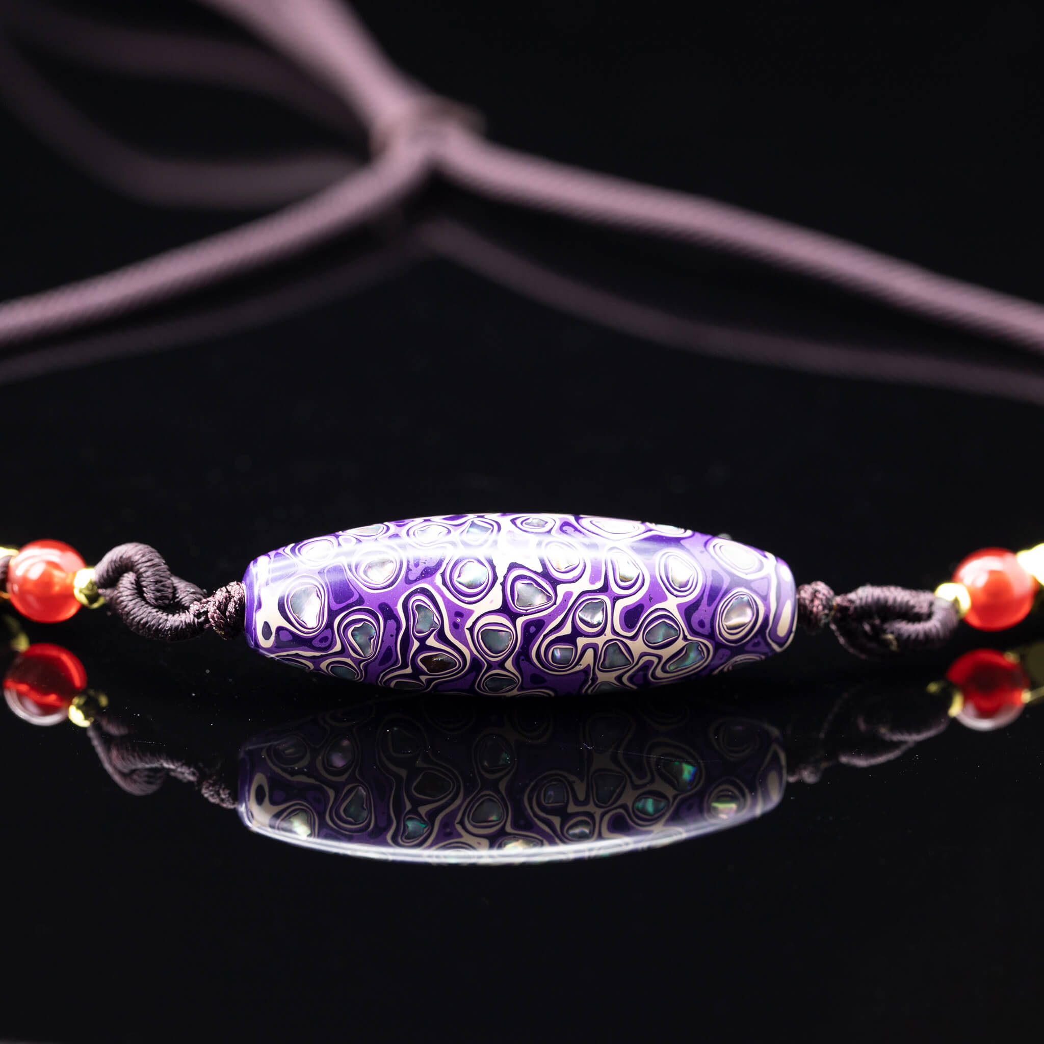 Urushi Pendant - Mystic Dzi