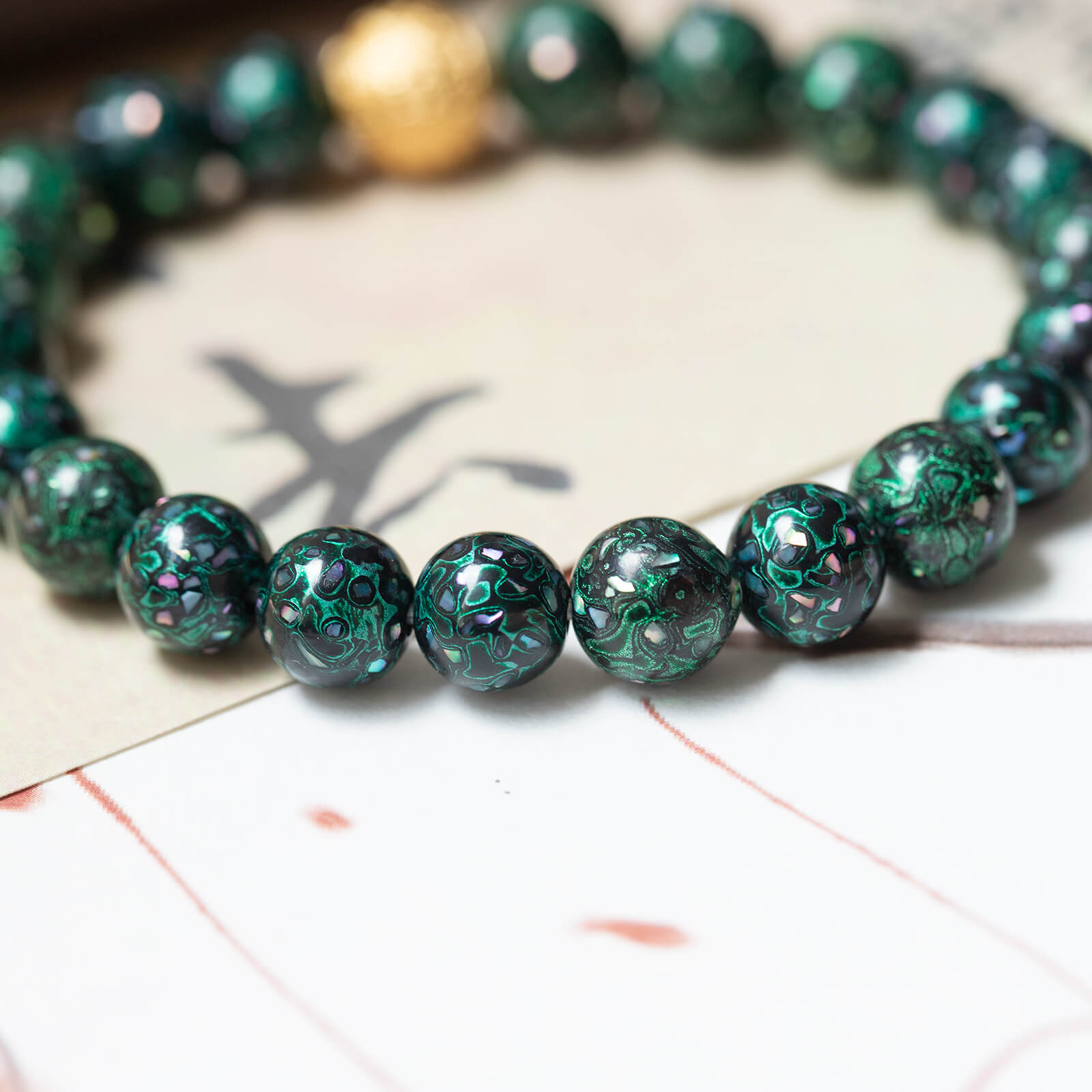 Urushi Heirloom Bracelet - Mystic Grove（8mm）