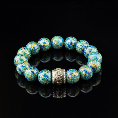 Urushi Heirloom Bracelet - Ocean Whisper（12mm）