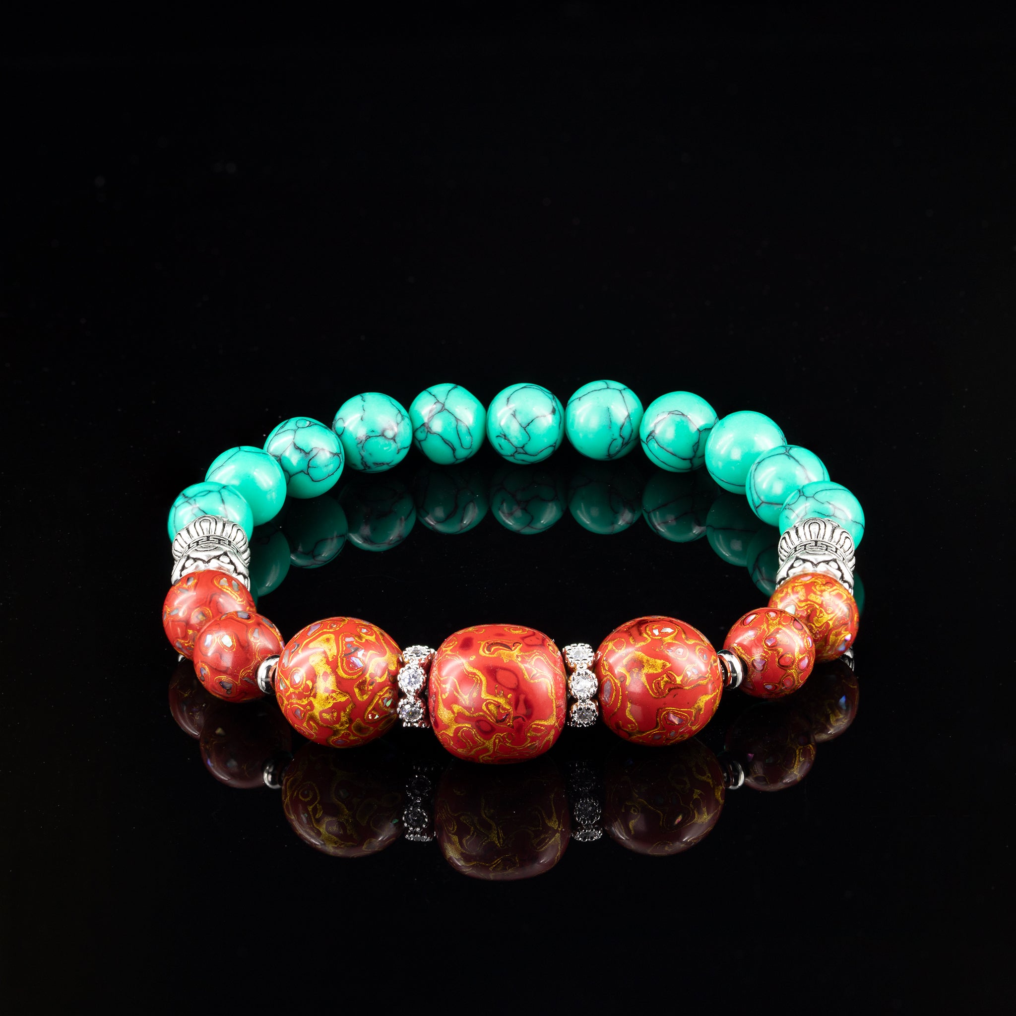 Turquoise Sunrise Bracelet（8mm）