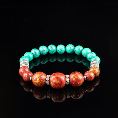 Turquoise Sunrise Bracelet（8mm）