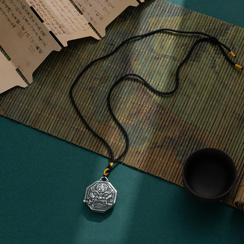 Bagua Amulet Necklace for good fortune and energy protection, a symbol of balance and harmony