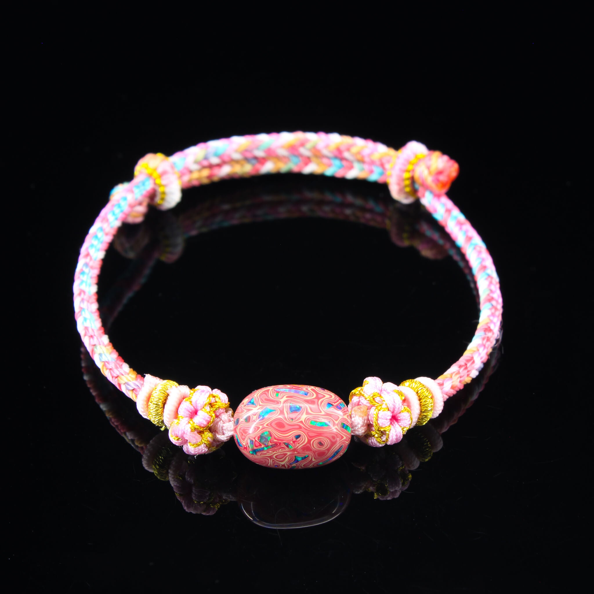 Urushi Amulet Bracelet - Lucky knot