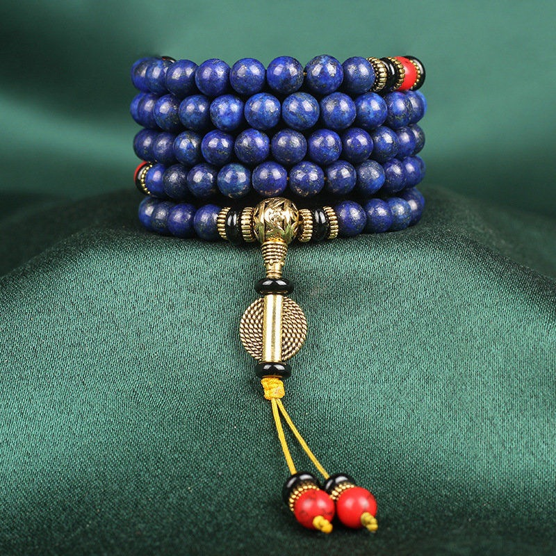 Tibetan Lapis Lazuli bracelet with positive energy and healing properties