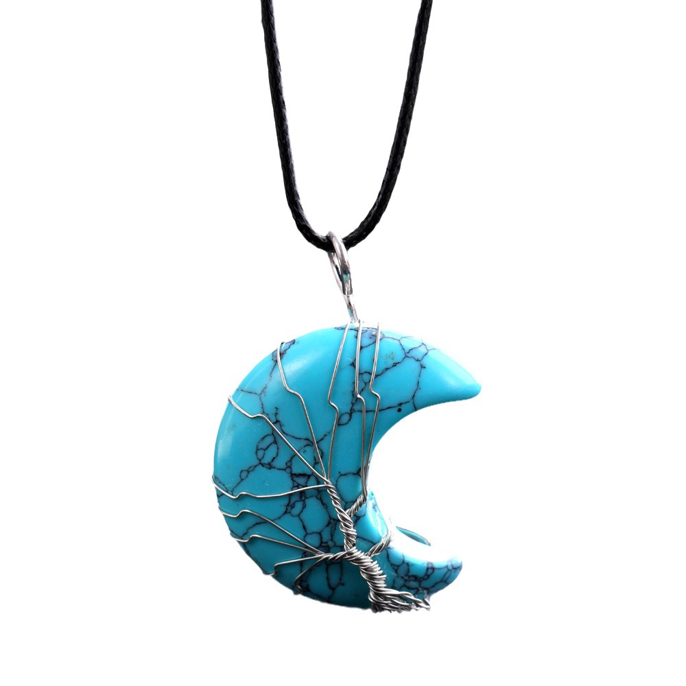 Turquoise-moon-tree-of-life-on-white-background