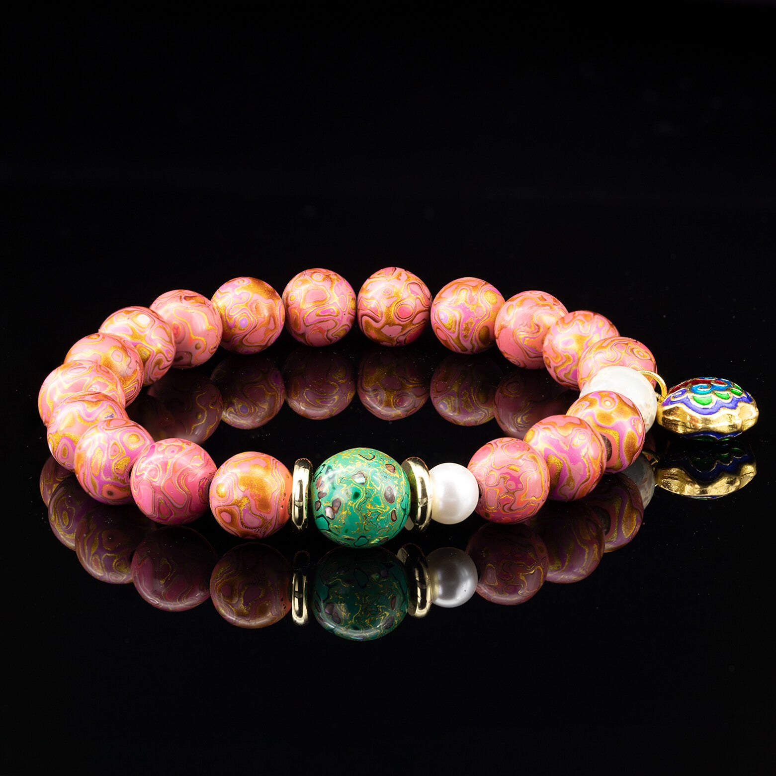Urushi Heirloom Bracelet - Blossom Edition（8mm）