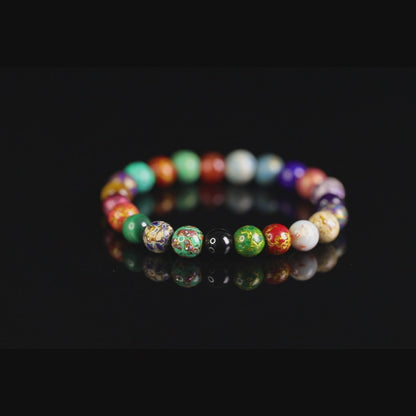 Rainbow Charm Bracelet Ⅱ（8mm）