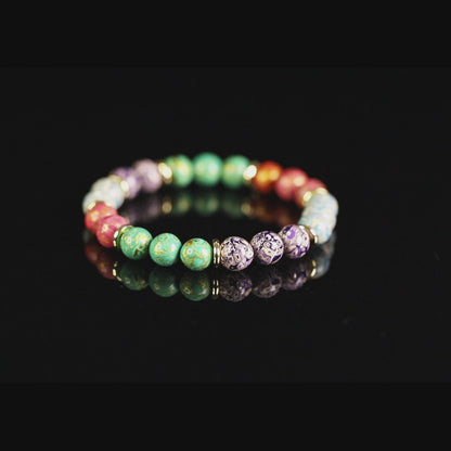 Colorful Whirl Bracelet（8mm）