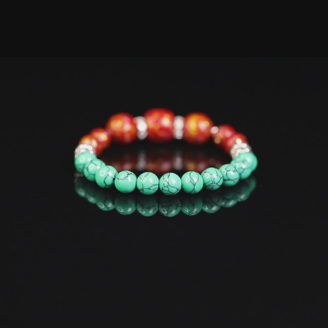 Turquoise Sunrise Bracelet（8mm）