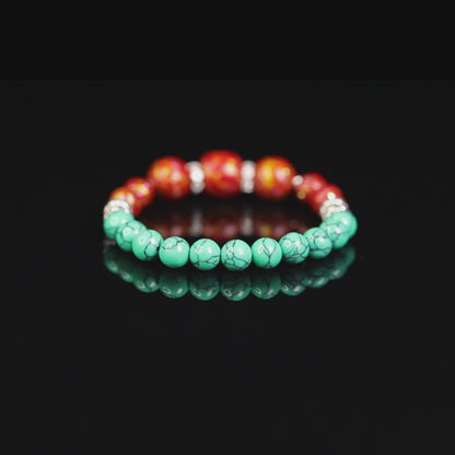 Turquoise Sunrise Bracelet（8mm）