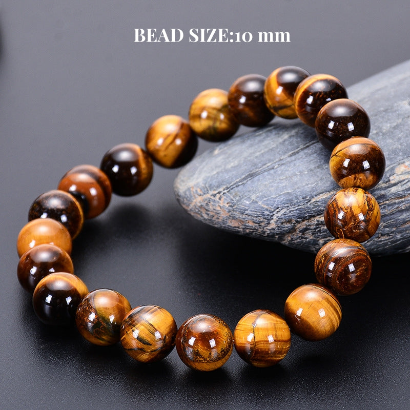 10mm Tiger Eye Protection Bracelet