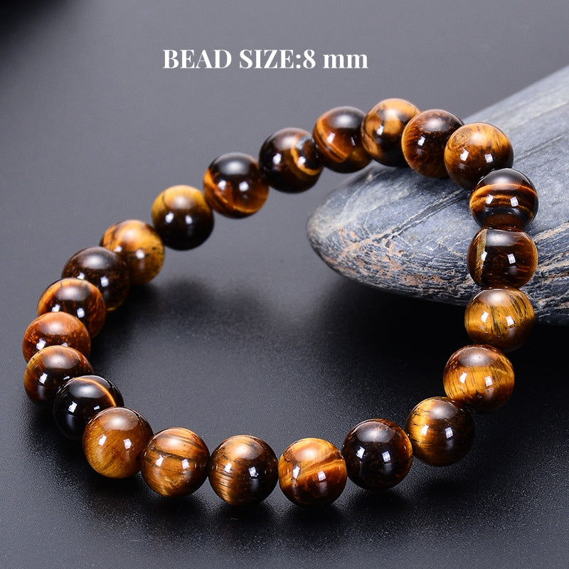 8mm Tiger Eye Protection Bracele