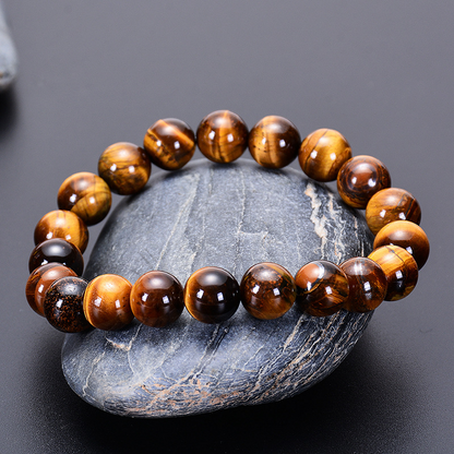 Close-up shot of the Tiger Eye Protection Bracelet